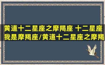 黄道十二星座之摩羯座 十二星座我是摩羯座/黄道十二星座之摩羯座 十二星座我是摩羯座-我的网站